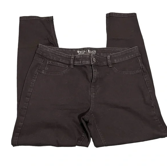 White House Black Market Black Skinny Jeans - Picture 2 of 7